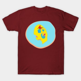 Colorful star face lines T-Shirt